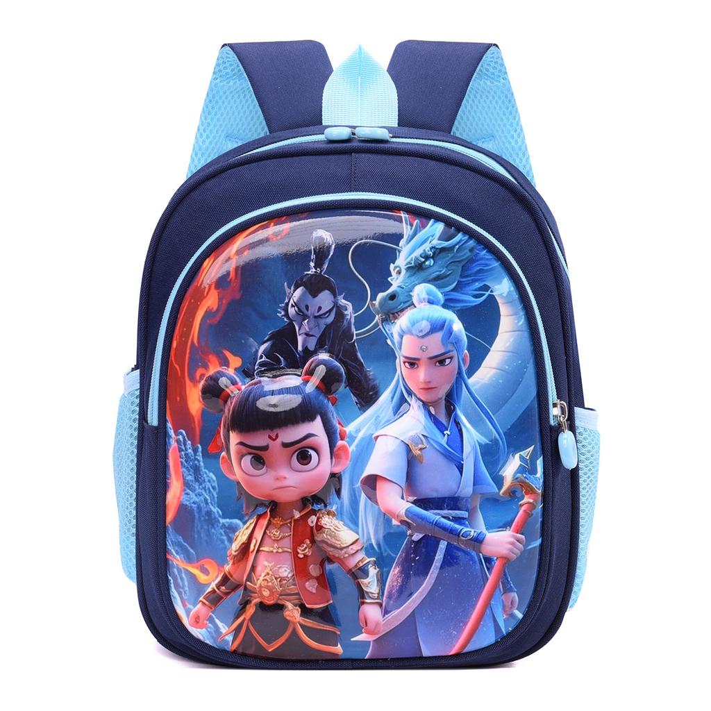 School Bag New Nezha Casual Love Cartoon Children's Bag Versatile Foreign Style Lightweight Backpack