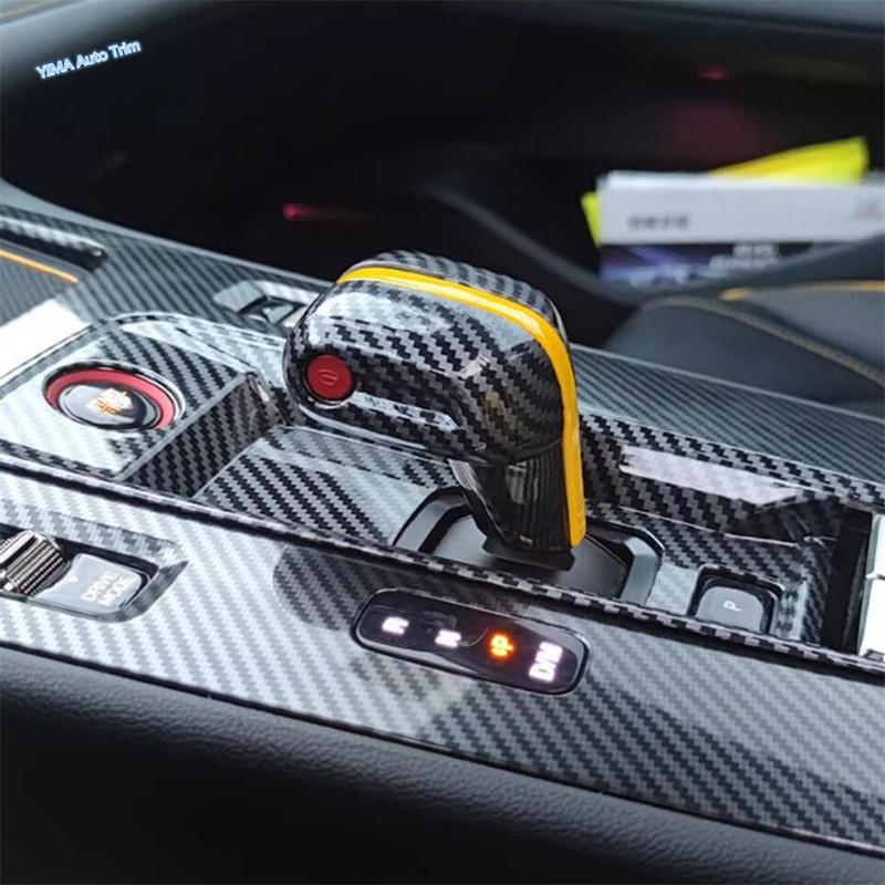 Car Transmission Gear Shift Knob Handle Head Stickers Cover Trim For GAC Trumpchi Empow 2022 2023 2024 2025 Interior Accessories