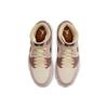 Женские кроссовки Air Jordan 1 Mid SE Dark Pony Smoky Mauve Tan Barely-Orange Pale-Ivory DO7440-821
