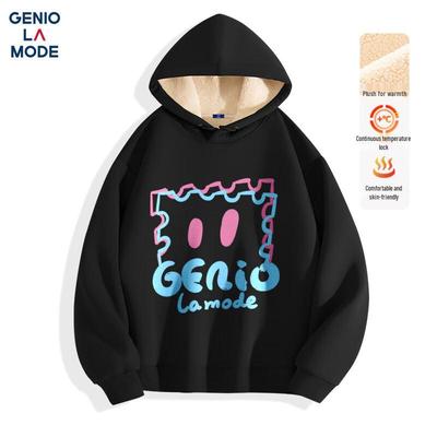 Мужская толстовка с капюшоном на флисовой подкладке GENIOLAMODE
