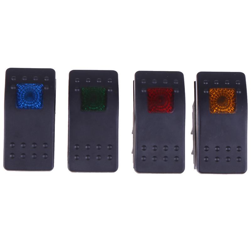Waterproof Rocker Toggle Switch Car Boat Marine Rocker Switch Button 4Pin Switch