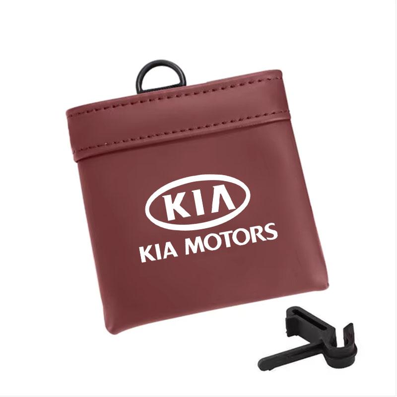 Car Storage Bag Air Outlet Debris Bag Hanging Organizer For KIA KN K3 K5 Sportage Rio Sorento Picanto Ceed RIO 2 3 4 Accessories FK4
