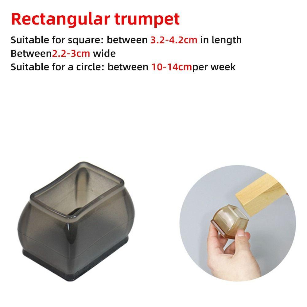 8 шт. с фетровыми накладками на ножки стульев, защита ног, чехлы для ножек мебели, новые защитные накладки для пола