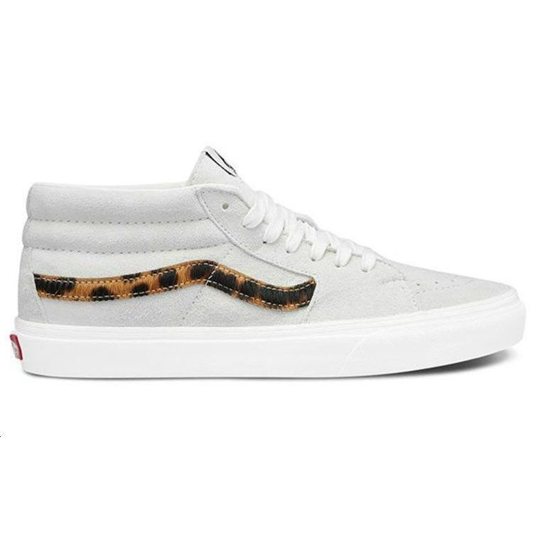 Vans Sk8-Mid Ретро Высокие Повседневные Холщовые Кроссовки Унисекс Белые VN0A3WM3033