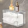 Wall Mounted Tissue Boxes Toilet Paper Container Holders Punch Free Paper Drawer Storage Case Bathroom Accessories