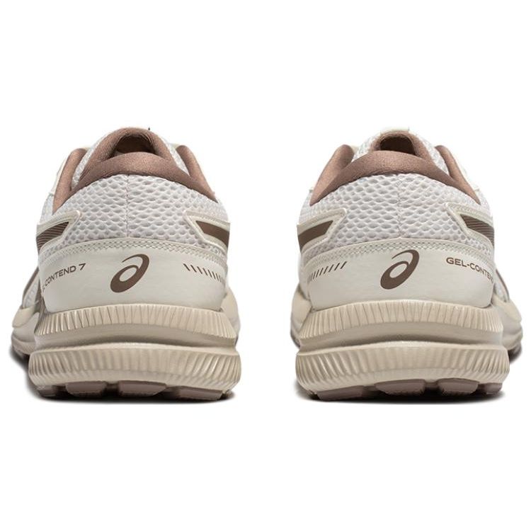 Asics Gel-Contend 7 Стильные Удобные Легкие Дышащие Прочные Амортизирующие Низкие Повседневные Кроссовки для Бега Мужские кроссовки Белые 1011B730-100