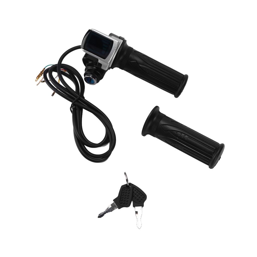 24 В HalfTwist Throttle Grip LED индикатор питания с 2 ключами для электрических велосипедов скутеров