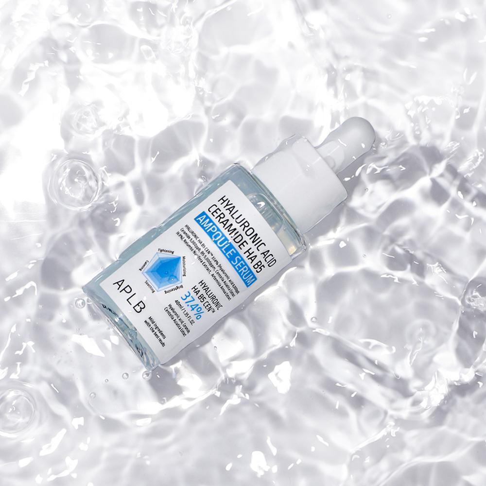 APLB Hyaluronic Acid Ceramide HA B5 Ampoule Serum 40ml - Hydrating Barrier, Korean