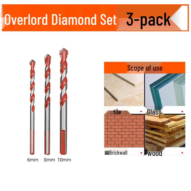 6 мм Сплавное треугольное сверло для бетона, стекла и цемента