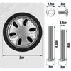 Suitcase Caster Replacement, Tire Replacement, Wheel Repair, Carry-on Bag Wheel Repair, Caster Replacement Kit, Replacement Suitcase Casters, 50mm/60m