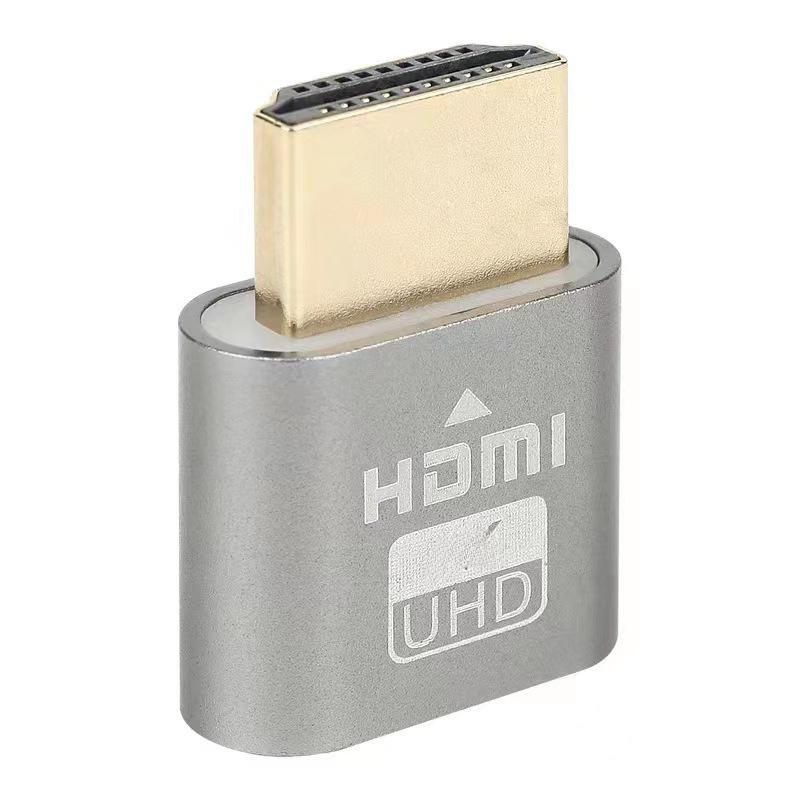 Адаптер видеокарты HDMI для виртуального дисплея: Поддержка нескольких портов (DP, DVI, VGA) для игр и удаленной настройки.