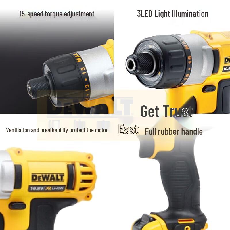DeWalt 12V MAX Беспроводная отвертка Комплект Штепсель CN (адаптер в комплекте)