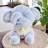 Fluffy Elephant Plush Toy PP Cotton Huggable Animal Plush Toy Kids Gifts