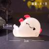 7Pcs/set Cartoon Halloween Ornaments Luminous Ghost Animal Minaitures Micro Landscape Diy Resin Crafts