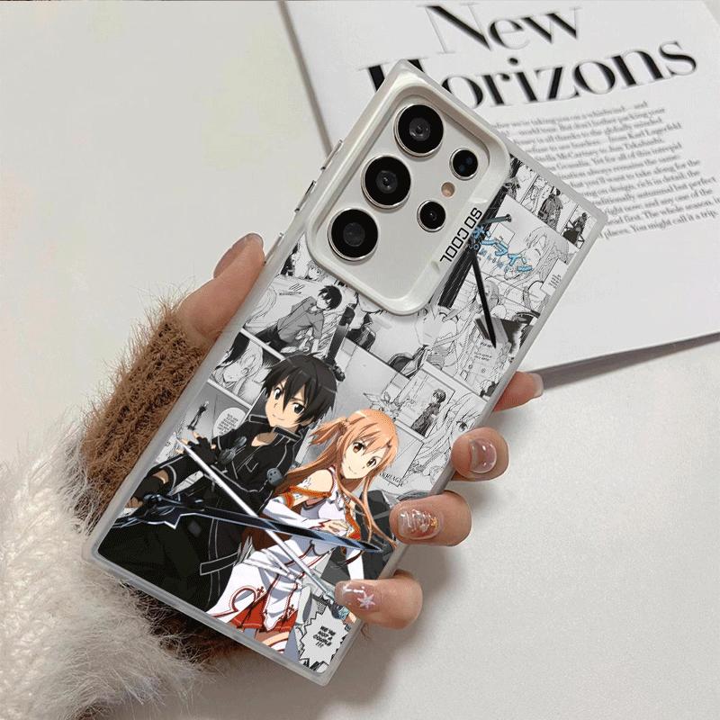 Ударопрочный чехол для телефона Sword Art Online для Samsung Galaxy S26 Edge S25 Ultra S24 FE S23 Plus S21 Чехол Защита от падения Fundas