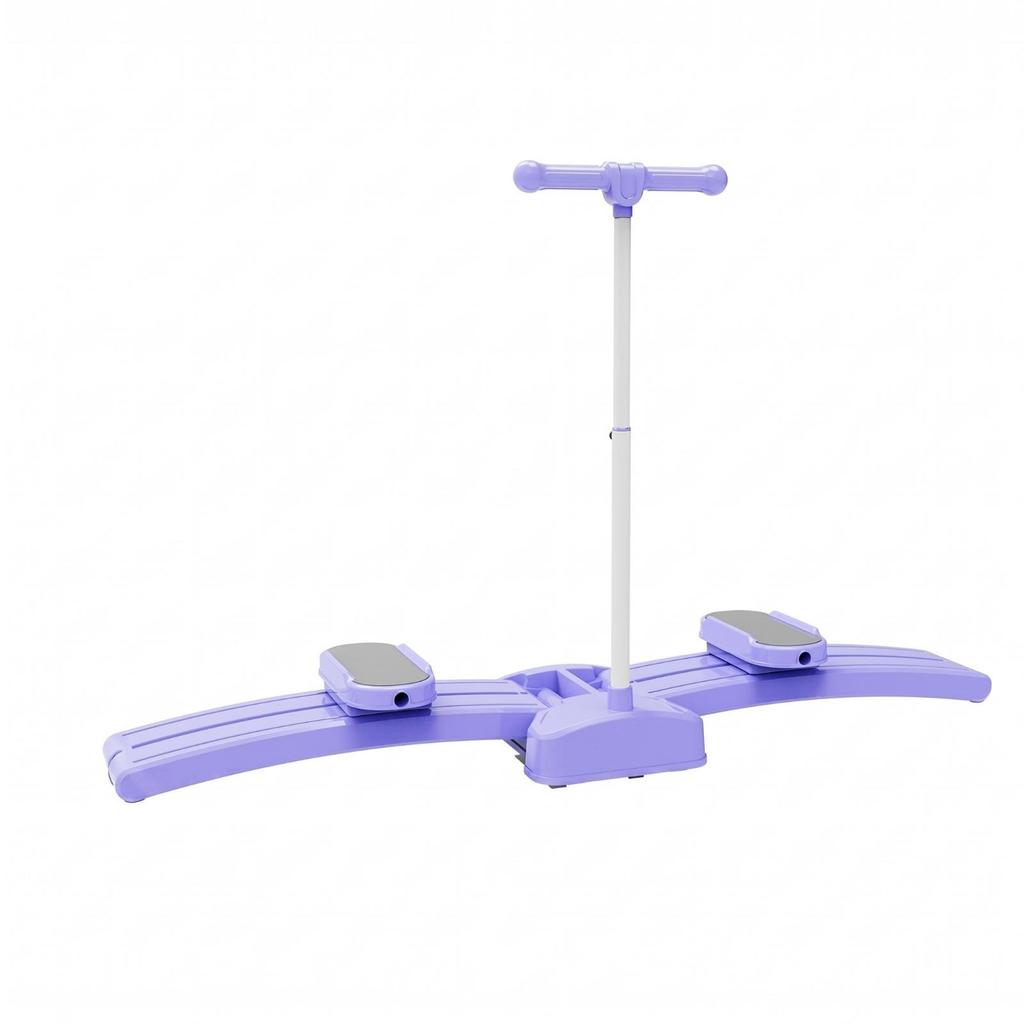 Ski Exercise Machine Foot Pads Foldable Full-Physique