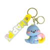 Cute Cartoon Animal Key Ring 3D Car Key Chain Accessories Little Dinosaur Keychain  Bag Charm