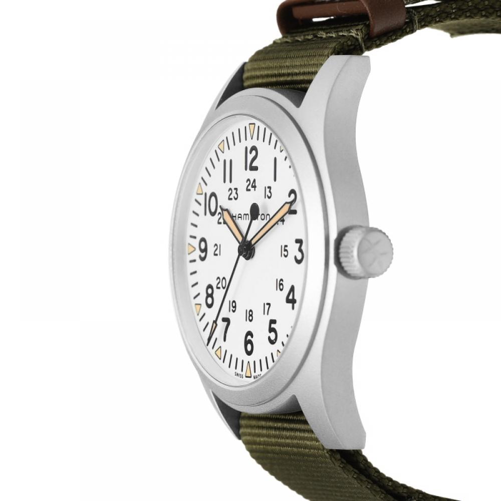 Hamilton H69529913 Khaki Field Mechanical Мужские часы НАТО
