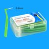 20pcs L Shaped Interdental Brush Cleaning Teeth Gap Soft Brush Portable Interdental Oral Hygiene Cleaning Toothpick Tools