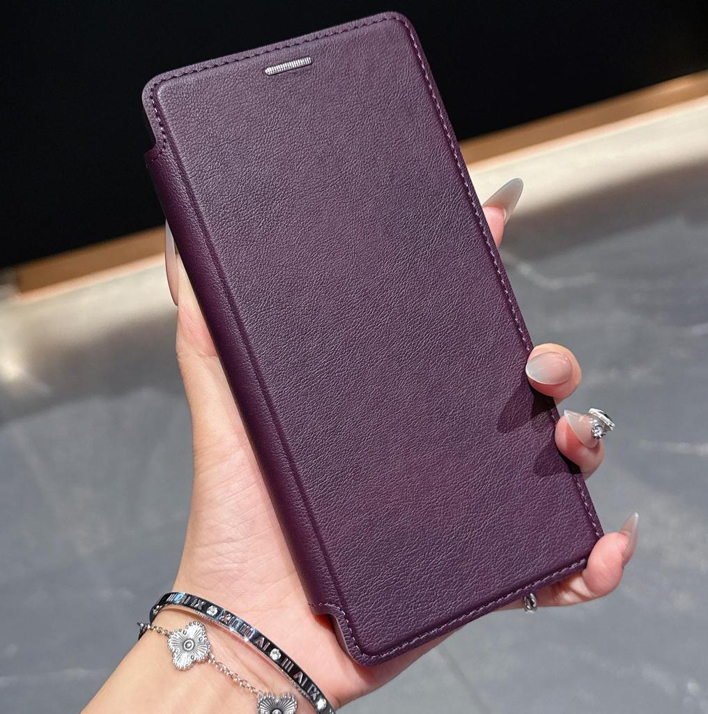 Чехол-книжка Samsung S25 Ultra с держателем для карт, бронезащитой и вращающейся магнитной подставкой - Чехол A17 с полной защитой от падений