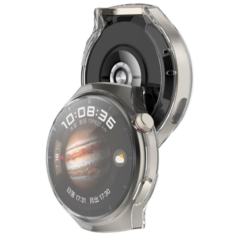 TPU чехол противоударный корпус чехол для смарт-часов Watch 4 Полное покрытие бампер царапиноустойчивый корпус часов