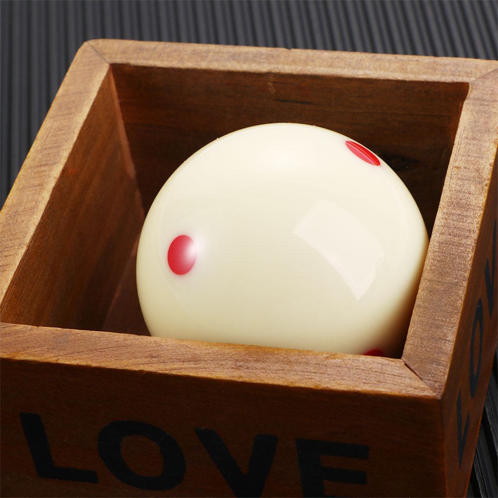 Skills Practice Red 2 1/4" 6 Dots Billiard Cue Ball Billiard Ball Training Cue Ball Cue Ball