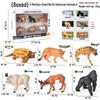Cross-border Children's Solid Yellow Wolf & Gray Wolf Pup Ornamental Toys