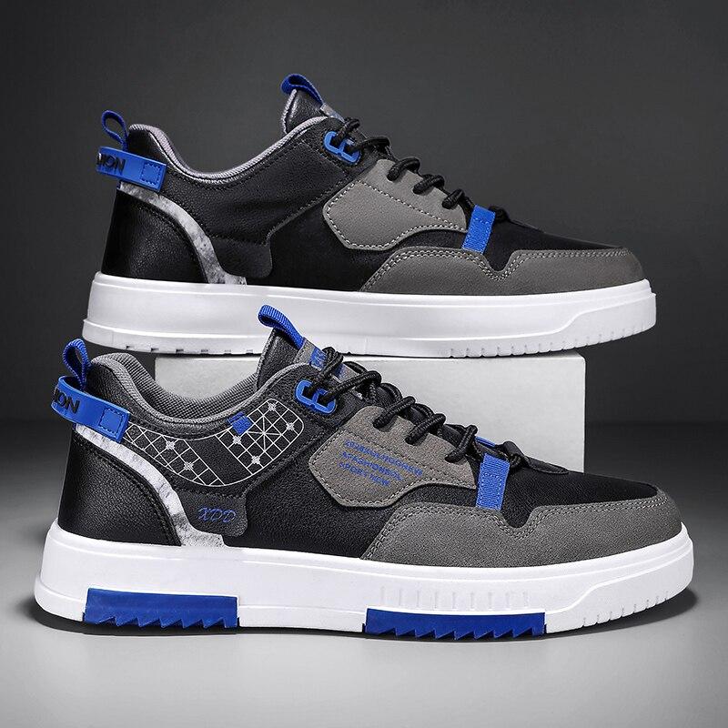 Fashion New Men's Casual Sports Shoes Soft Vulcanized Men's Shoes Men's Flat -match Versatile Casual Outdoor Outdoor Jogging Men's Shoes