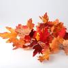 1/2 шт. 175/200 см Осенняя гирлянда из кленовых листьев для подвешивания в помещении и на улице, искусственные листья, растения, лиана, ротанг, осеннее украшение для каминной полки, камина, крыльца