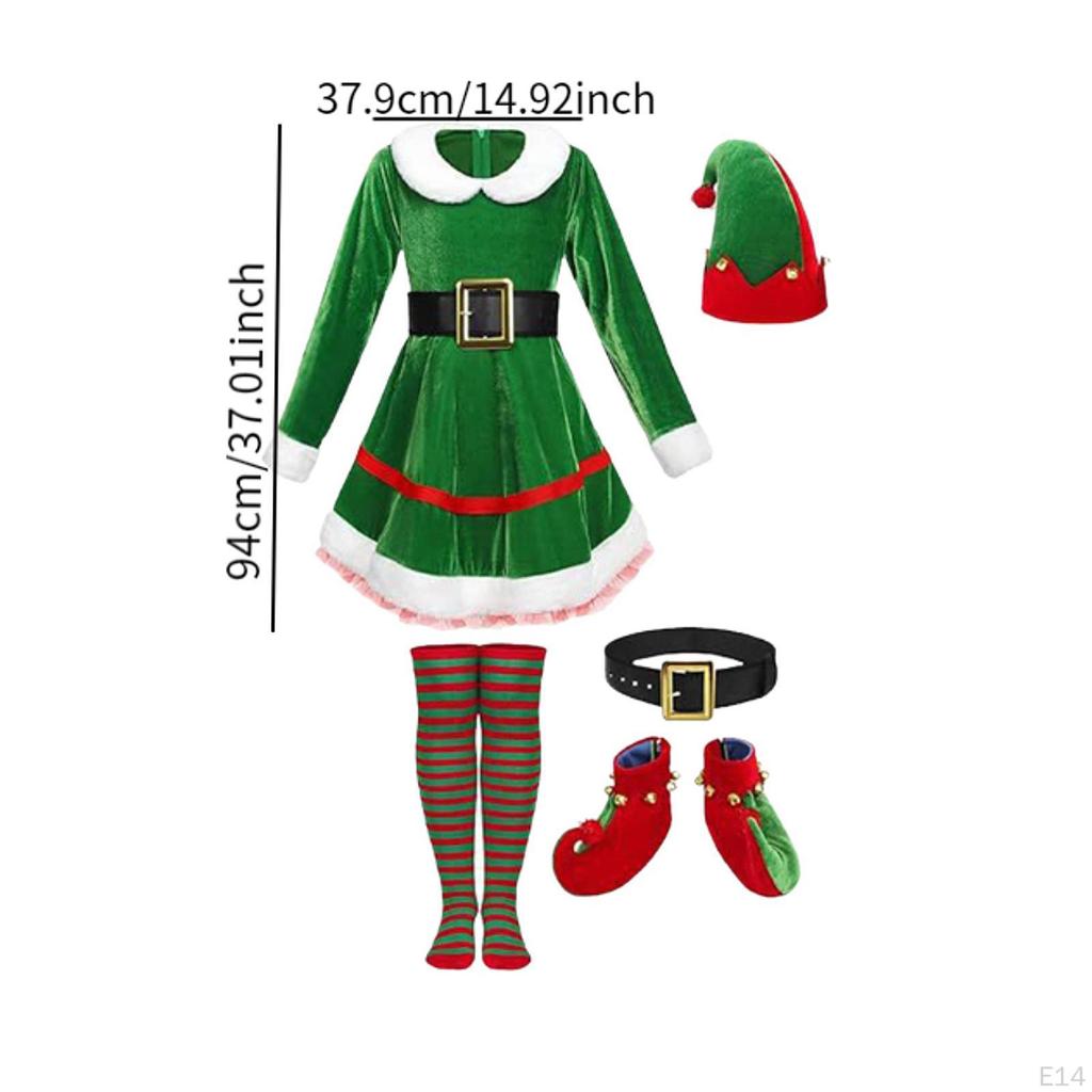 Костюм эльфа на Рождество, одежда для косплея для ролевой игры, вечеринка на Марди Гра, Хэллоуин
