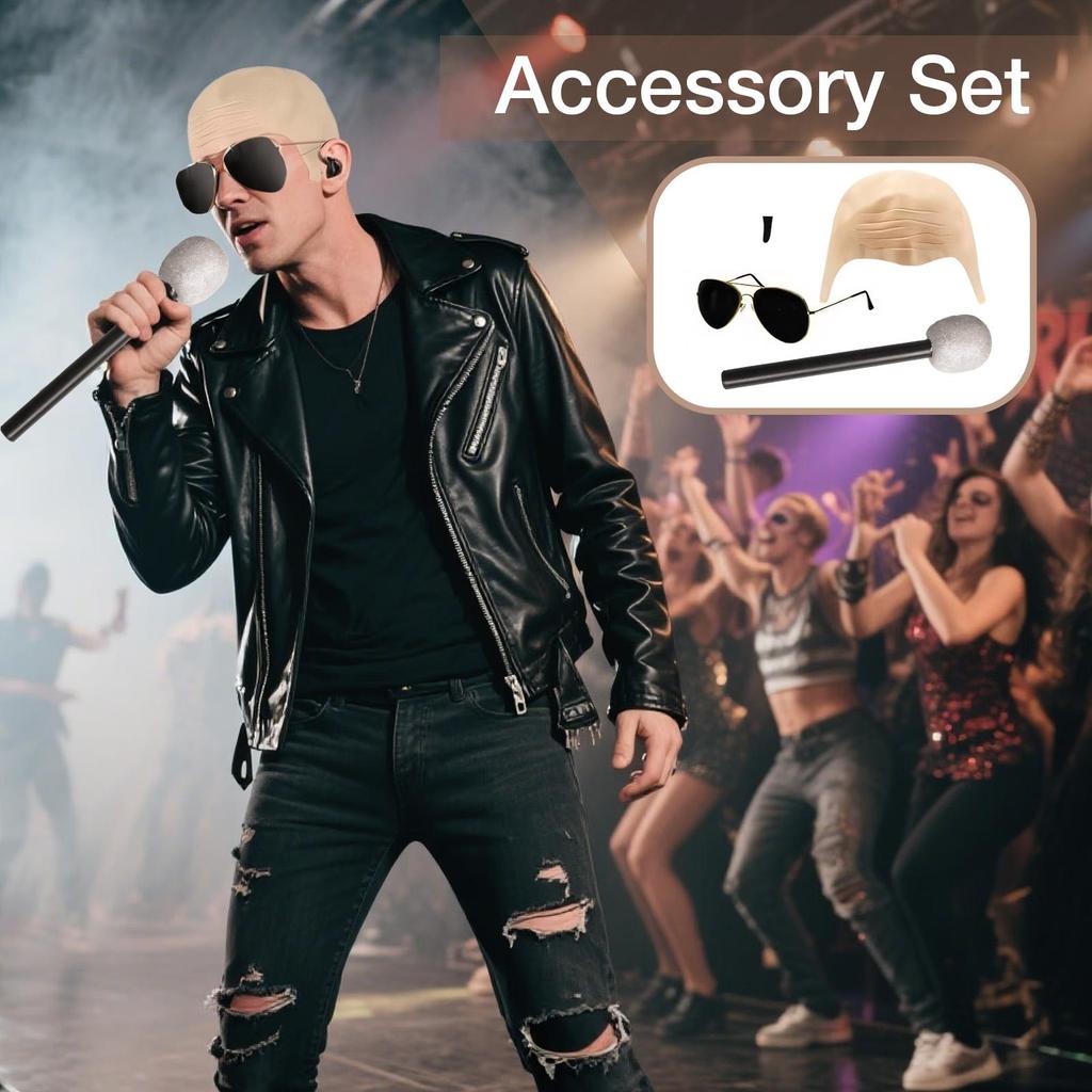 Хэллоуин украшение Латексный набор лысины с очками Телесный латексный лысый парик унисекс Взрослый лысый парик для маскарадного костюма Косплей шляпа