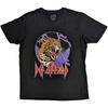 Def Leppard Unisex Adult Lightning Leopard Cotton T-Shirt