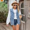 Casual Women's Denim Vest Loose Sleeveless Jacket
