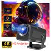 4K Portable Projetor Android 11 HD Projector 390ANSI HY320 Dual Wifi6 BT5.0 Native 1920*1080P Home Cinema Projectors