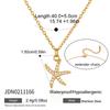 Quiet Chic Animal Resort Style 18K Gold Stainless Steel Zircon Ocean-Style Women's Bracelet Light Luxury High-End Cross-Border