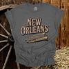 Vintage New Orleans Jazz T-Shirt: Trumpet Graphic Tee, Louisiana Souvenir