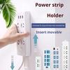 Yousheng 5 шт. Держатель для удлинителя Самоклеящийся Без сверления Держатель для розеток с защитой от перенапряжения Кабель-менеджмент Настенное крепление Настольный Мобильный Фиксатор для розеток