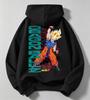 Dragon Ball Retro Autumn/Winter Children's Comfortable Hooded Sweatshirt - Cool Goku Anime Big-Size Warm Pullover Sweatshirt