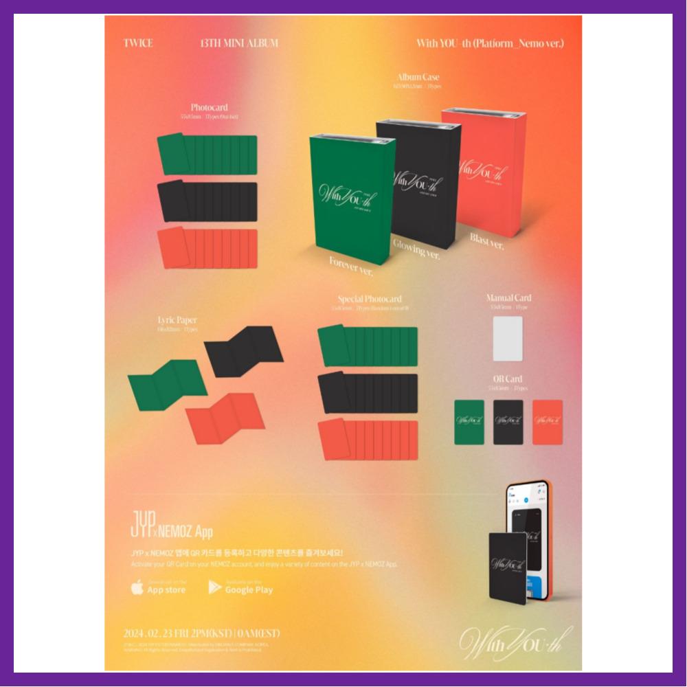 Twice 13th Mini Album With YOU-th (Platform_Nemo Ver.)