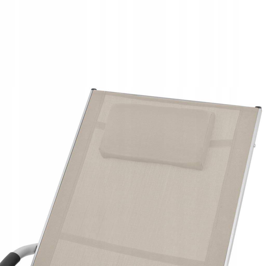 Elegant modern EDEN Gray lounger