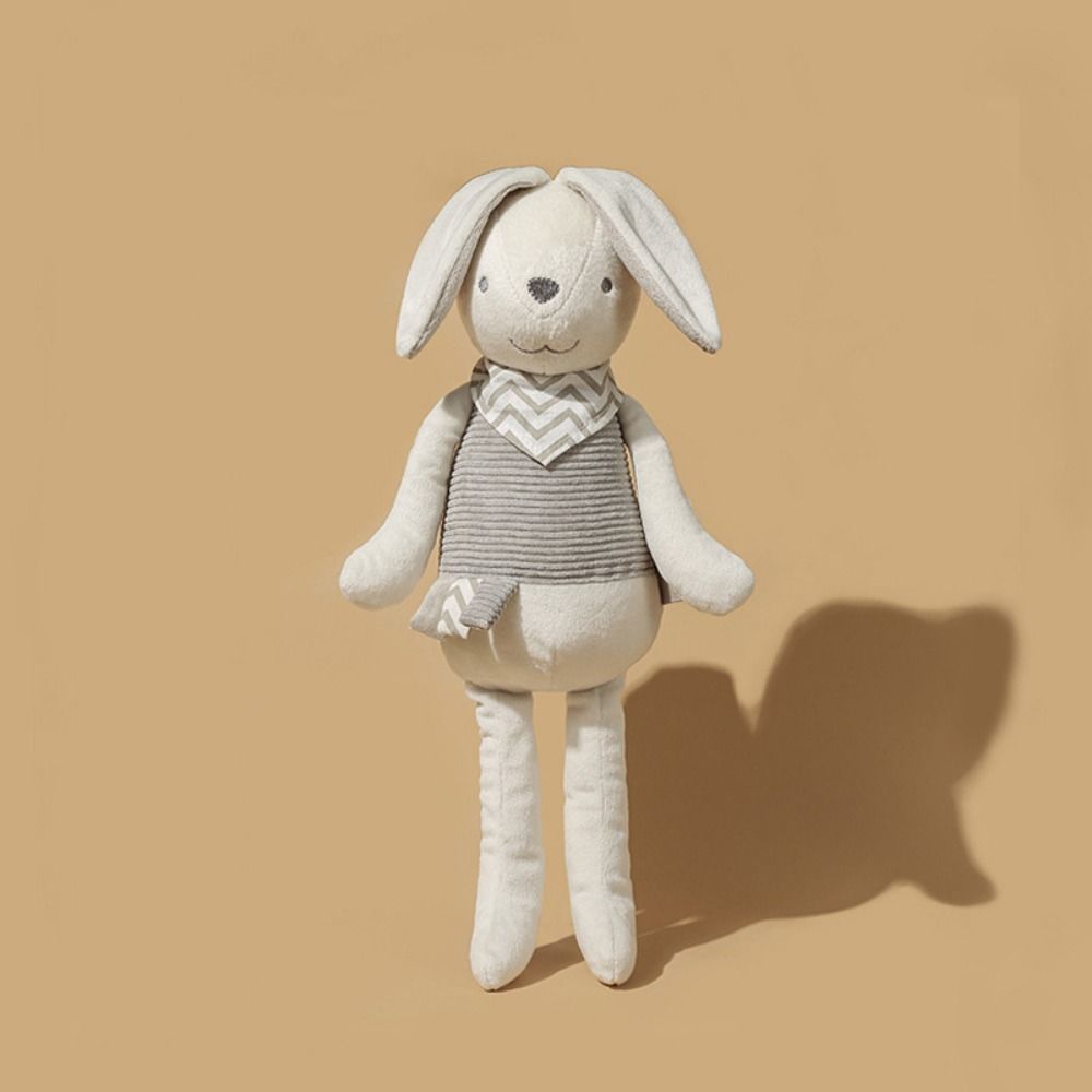 Baby Soft Rabbit Doll Cute Style Stuffed Animal Bed Doll Long-Eared Rabbit Children Gift