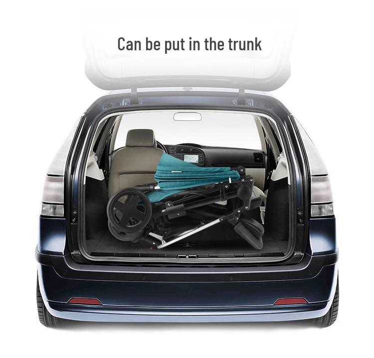 Легкая алюминиевая сплавная двойная коляска для близнецов Дракона и Феникса - Дизайн "сидя и лежа" для больших и маленьких детей