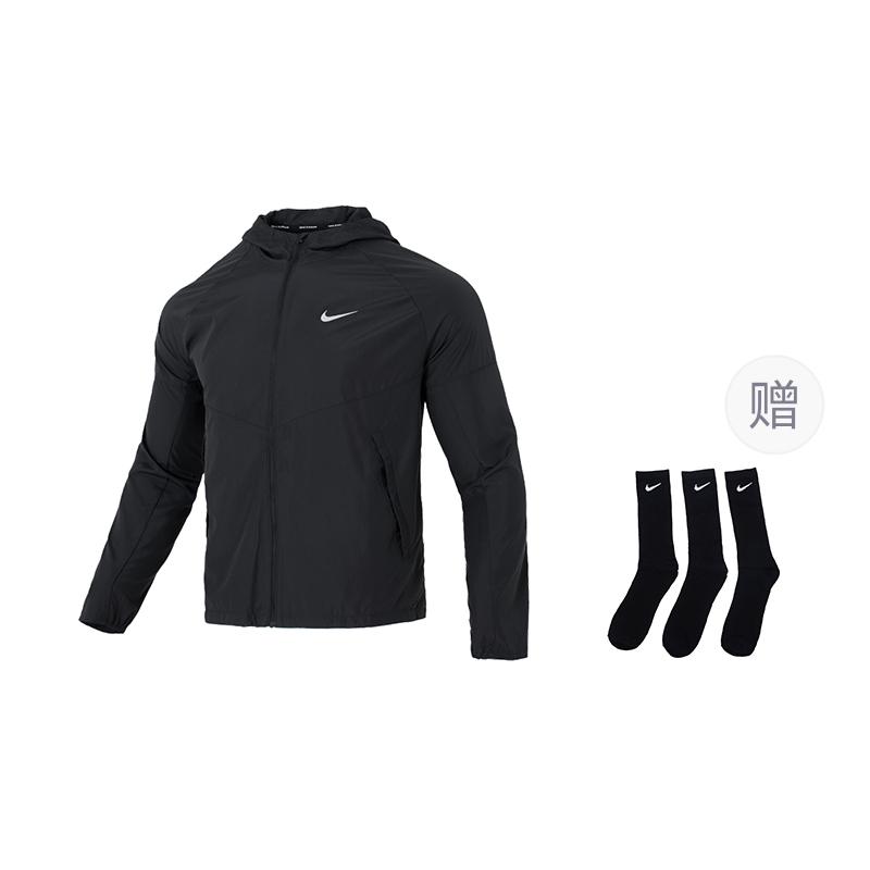 Nike Куртка MILER Весенняя Мужская Черная DD4747-010