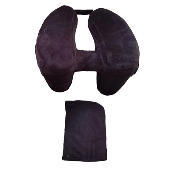 Надувная подушка для шеи с запатентованным клапаном защиты дышащая легкая длительная поездка шейный отдел позвоночника домашнее использование