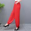 Women's Summer Lantern Pants Middle-aged and Elderly Casual Pants Square Dance Vacation Style Floral Pants In Various Colors