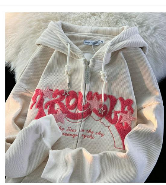 2023 Мужской вельветовый кардиган с капюшоном в гонконгском стиле — свободный крой для весны и осени