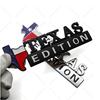 3D Metal Stickers Lone Star Texas Edition Emblem Sticker Car Body Accessories For Jeep Wrangler Rubicon Renegade Compass Grand