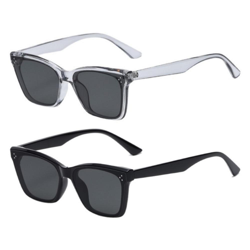 Модные солнцезащитные очки с оправой «кошачий глаз», личностные ретро-солнцезащитные очки для женщин и мужчин