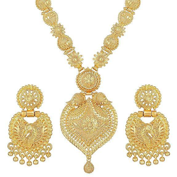 Комплект украшений для женщин (золотой)