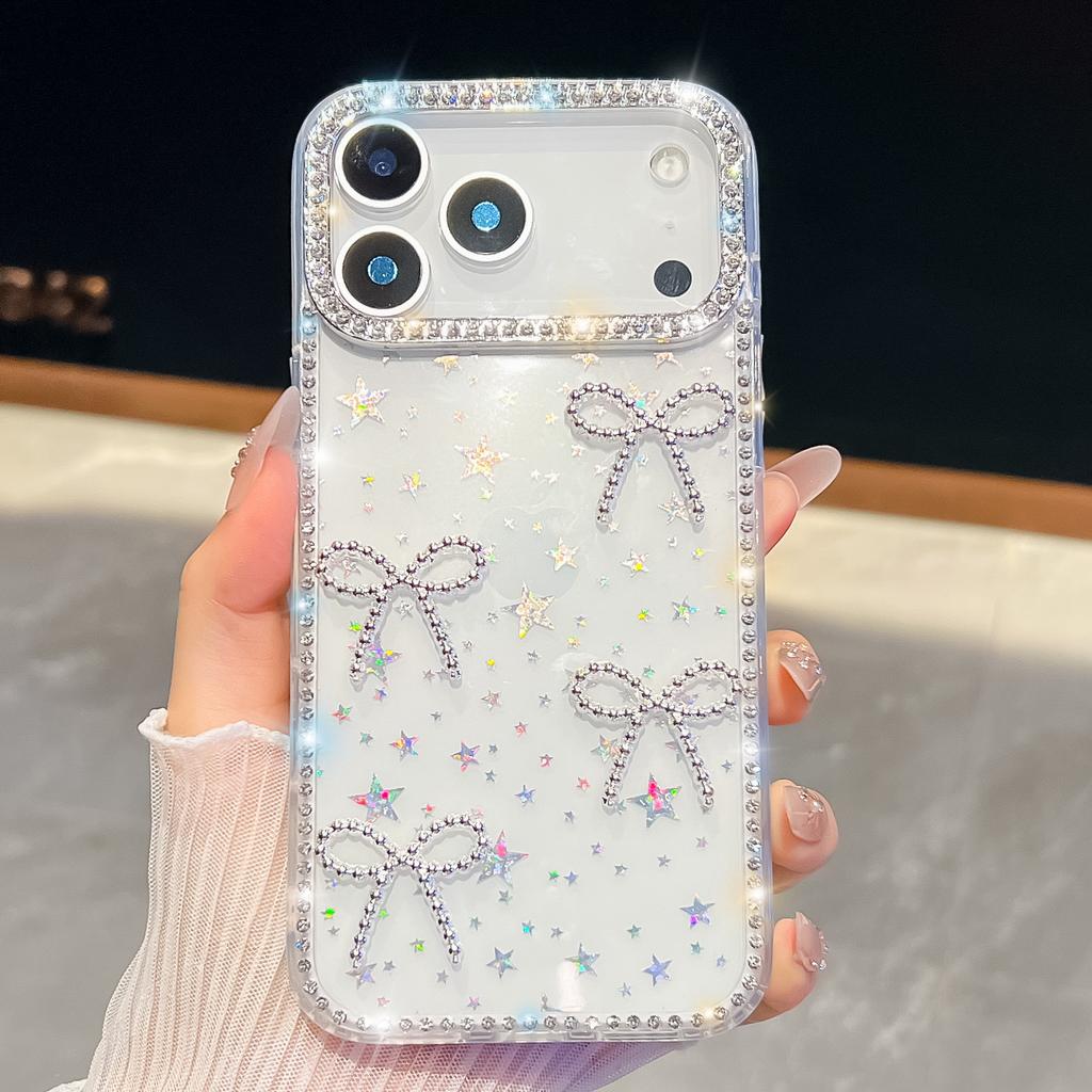 Алмазный чехол для телефона Apple 11 Pro Max, iPhone 11E с бантом, 11 Pro Защитный чехол Жесткий чехол